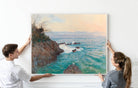 Alfred Zoff – A View Of The Nervi Coast Prints and Canvas Panels