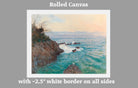Alfred Zoff – A View Of The Nervi Coast Prints and Canvas Panels