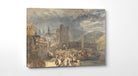 A View of Boppart, with Figures on the River Bank (1817) by William Turner