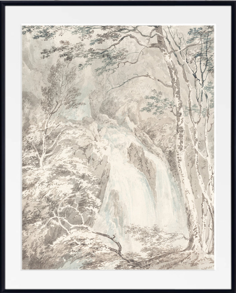 A Waterfall (1795/6), Joseph Mallard William Turner
