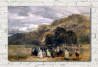 David Cox Print, A Welsh Funeral