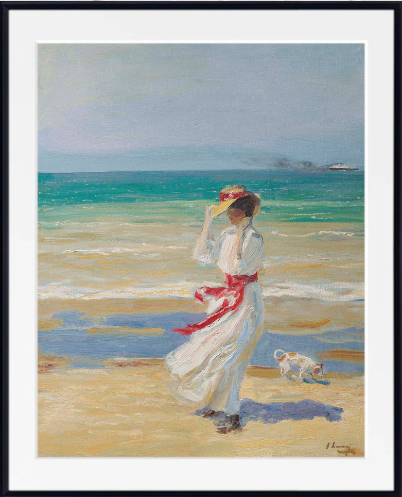 A Windy Day (circa 1908), John Lavery