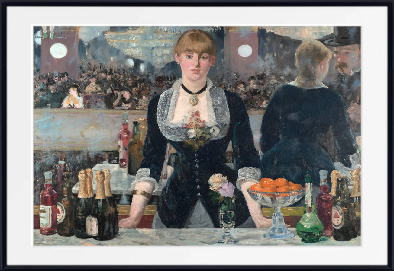 Édouard Manet  Print : A Bar at the Folies-Bergère