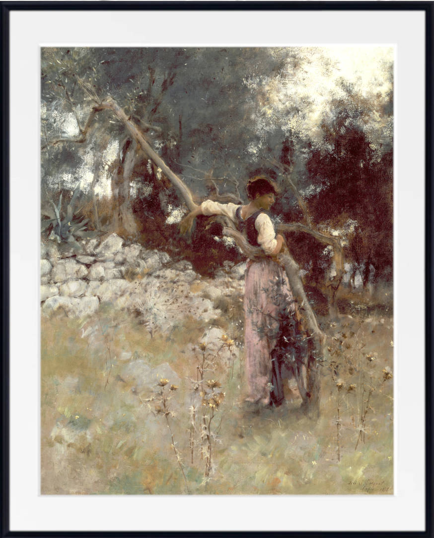 John Singer Sargent Fine Art Print, A Capriote