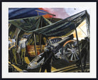 Paul Nash Fine Art Print, A Howitzer Firing