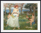 John William Waterhouse Fine Art Print, A Song of Springtime