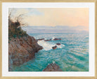Alfred Zoff – A View Of The Nervi Coast Prints and Canvas Panels oak frame