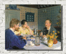 PS Krøyer Print, A breakfast. The artist, his wife and Otto Benzon (1893)