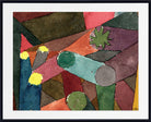 Paul Klee Fine Art Print, Abstract garden Twilight