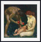 Franz Stuck Print, Adam and Eve (the Family) (1912)