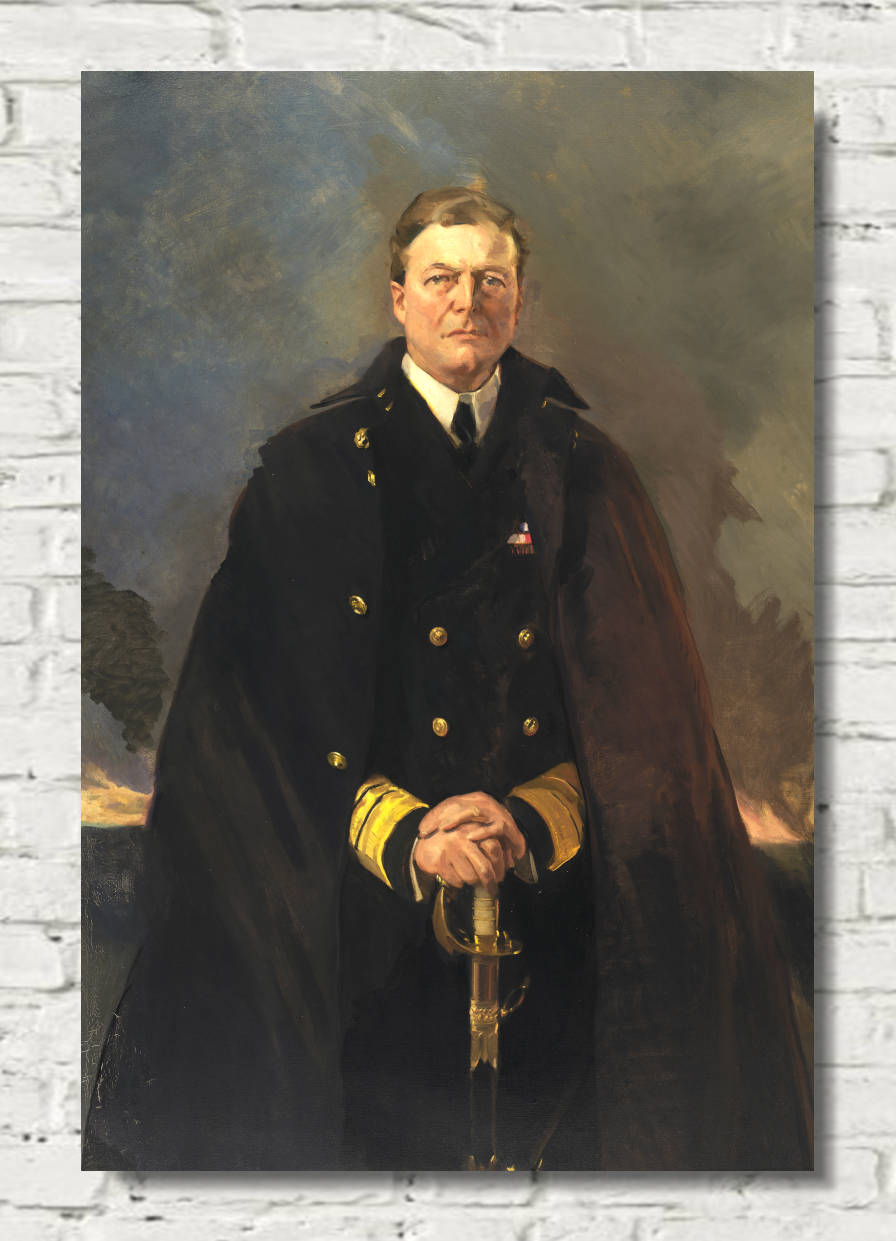 Cecelia Beaux Print, Admiral Sir David Beatty, Lord Beatty (1920)