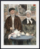 Jean-François Raffaëlli Print, Afternoon Tea (c. 1880)