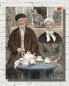 Jean-François Raffaëlli Print, Afternoon Tea (c. 1880)