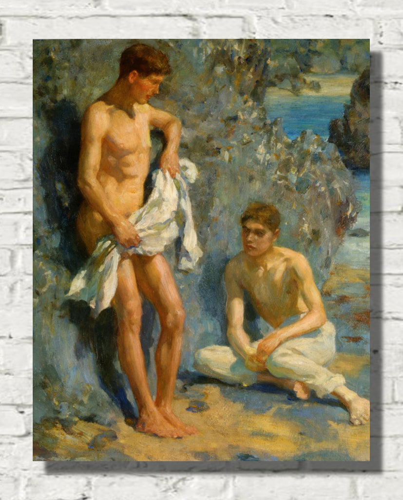 After the bath (1921), Henry Scott Tuke