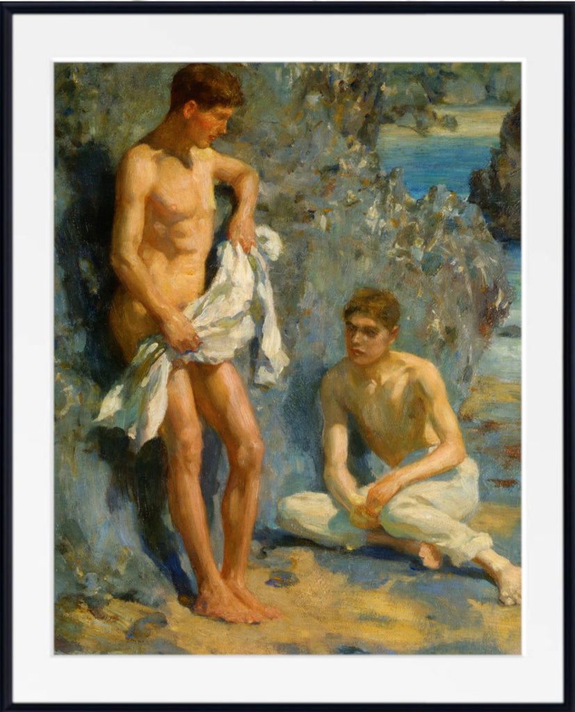 After the bath (1921), Henry Scott Tuke
