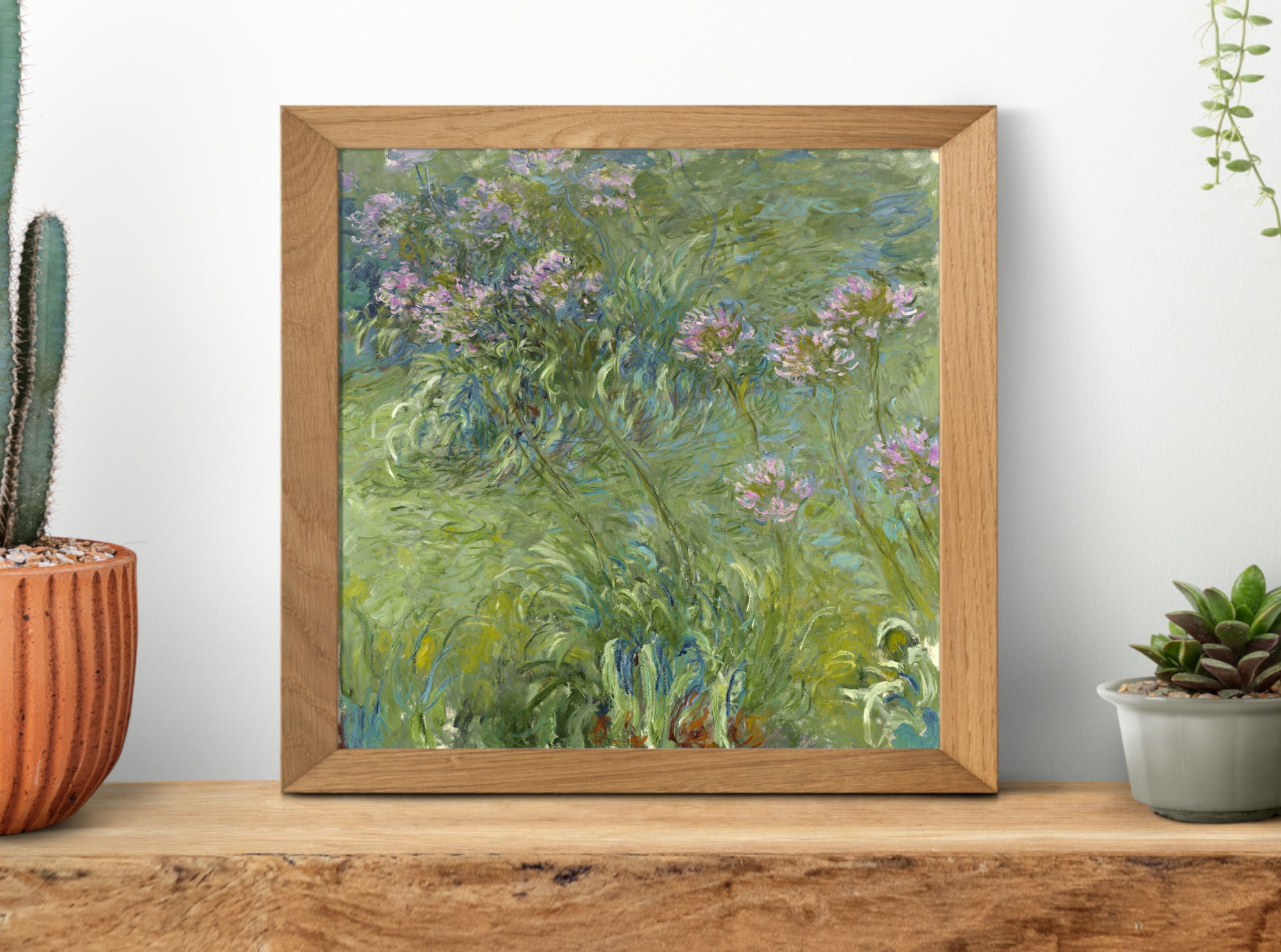 Agapanthus, Claude Monet Print