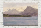 Albert Bierstadt Print : Alaskan Coast Range (1889)