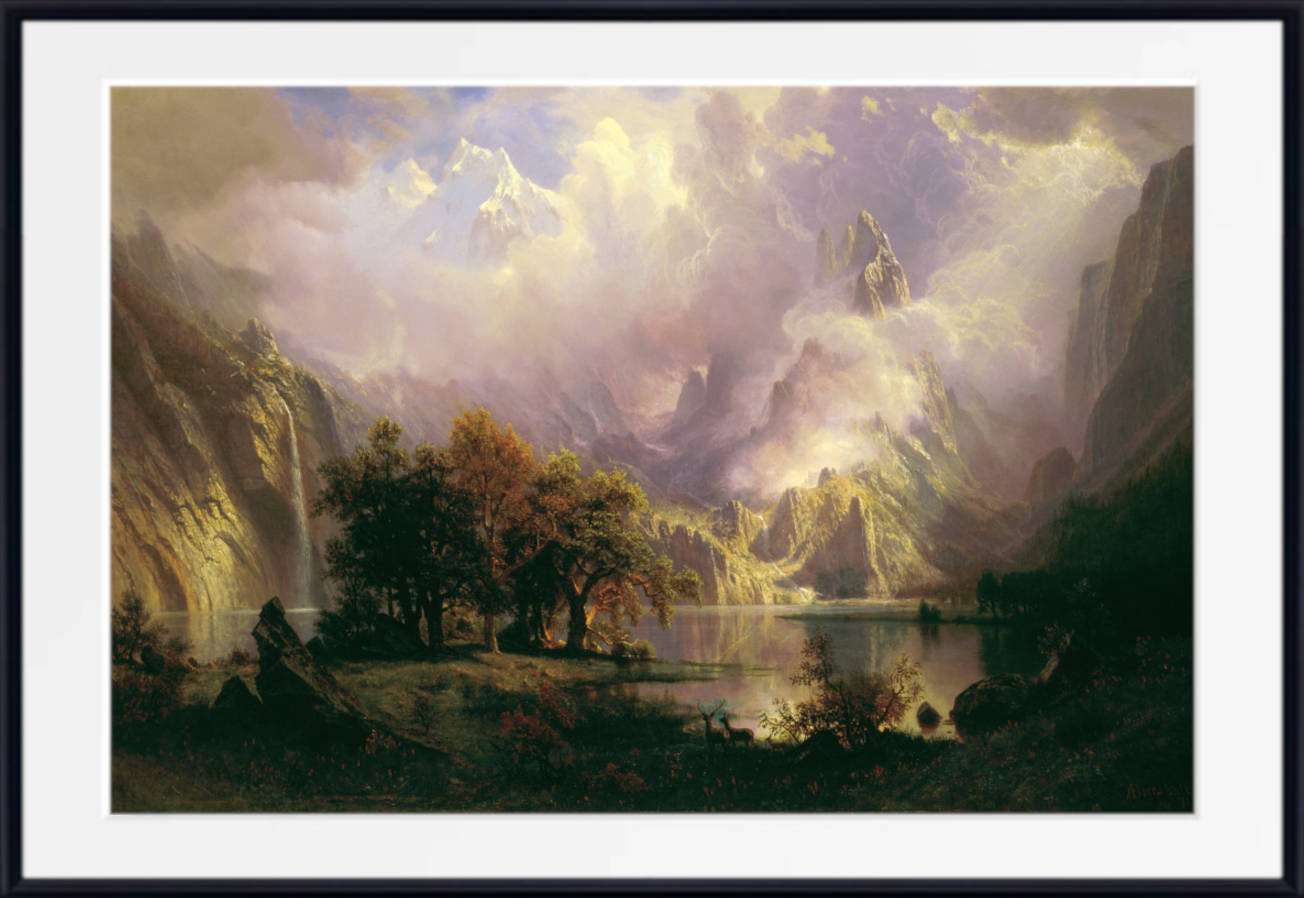 Albert Bierstadt Print : Rockies