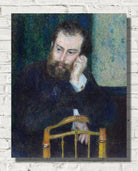 Renoir Print, Portrait of Alfred Sisley (1876)