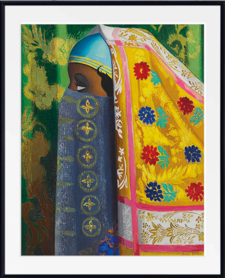 Joseph Stella Fine Art Print, Algerian Woman