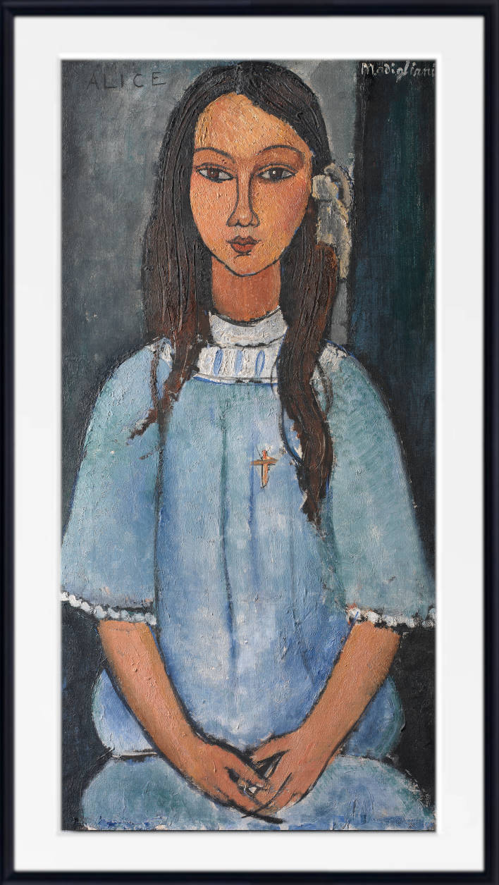Amedeo Modigliani Fine Art Print, Alice