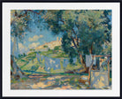 Wilfrid Gabriel de Glehn Print, A light breeze, Biôt, Provence