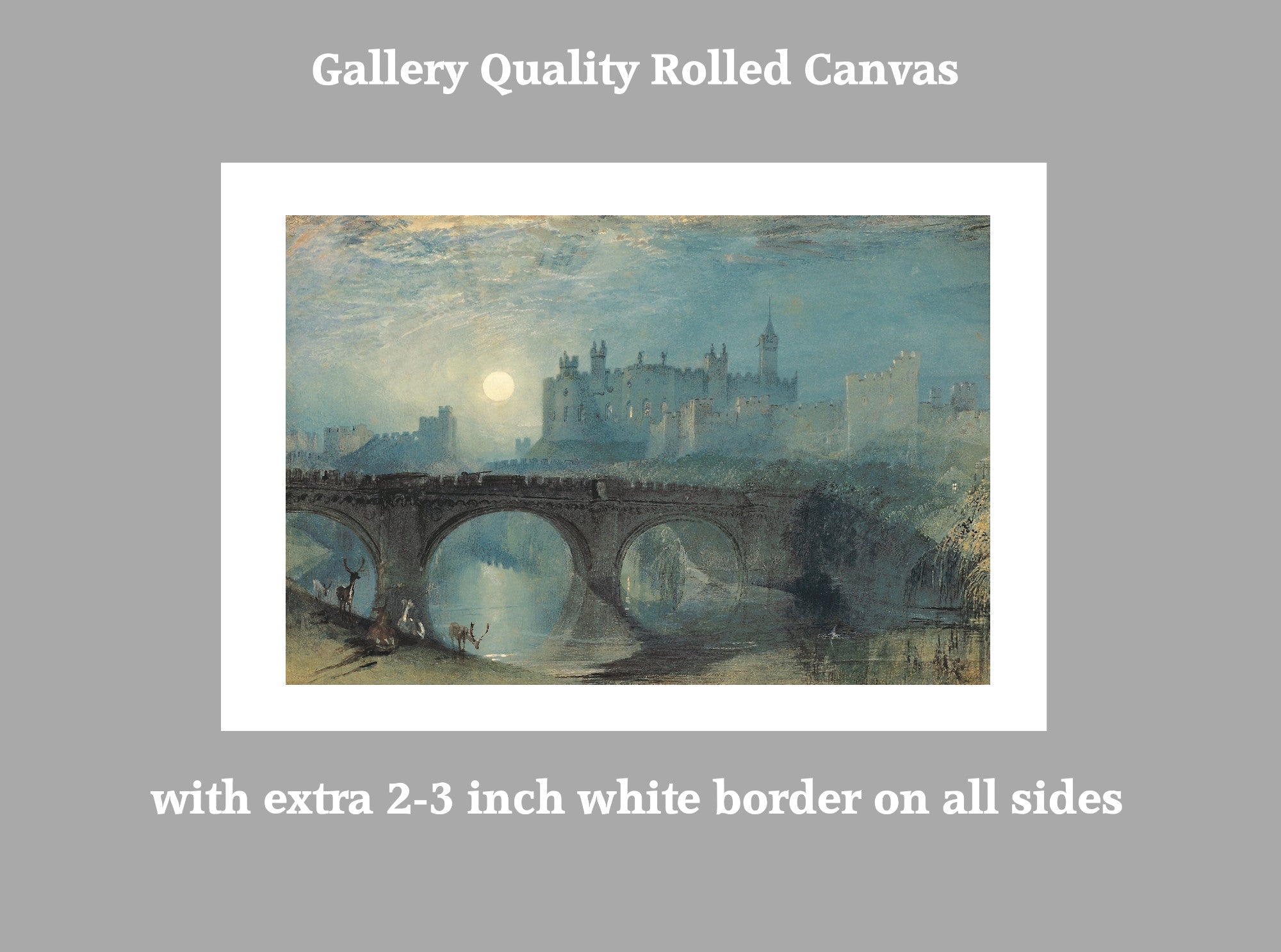Alnwick Castle (1829) by Joseph Mallord William Turner – GalleryThane