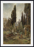 Marie Egner Print, Old Cemetery (c1883)