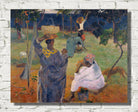 Paul Gauguin Print : Among the mangoes at Martinique