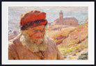 Emile Claus Print, Ampelio, old fisherman of Bordighera (1898)