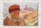 Emile Claus Print, Ampelio, old fisherman of Bordighera (1898)