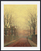 John Atkinson Grimshaw Fine Art Print: An Autumn Lane (1883)