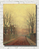 John Atkinson Grimshaw Fine Art Print: An Autumn Lane (1883)