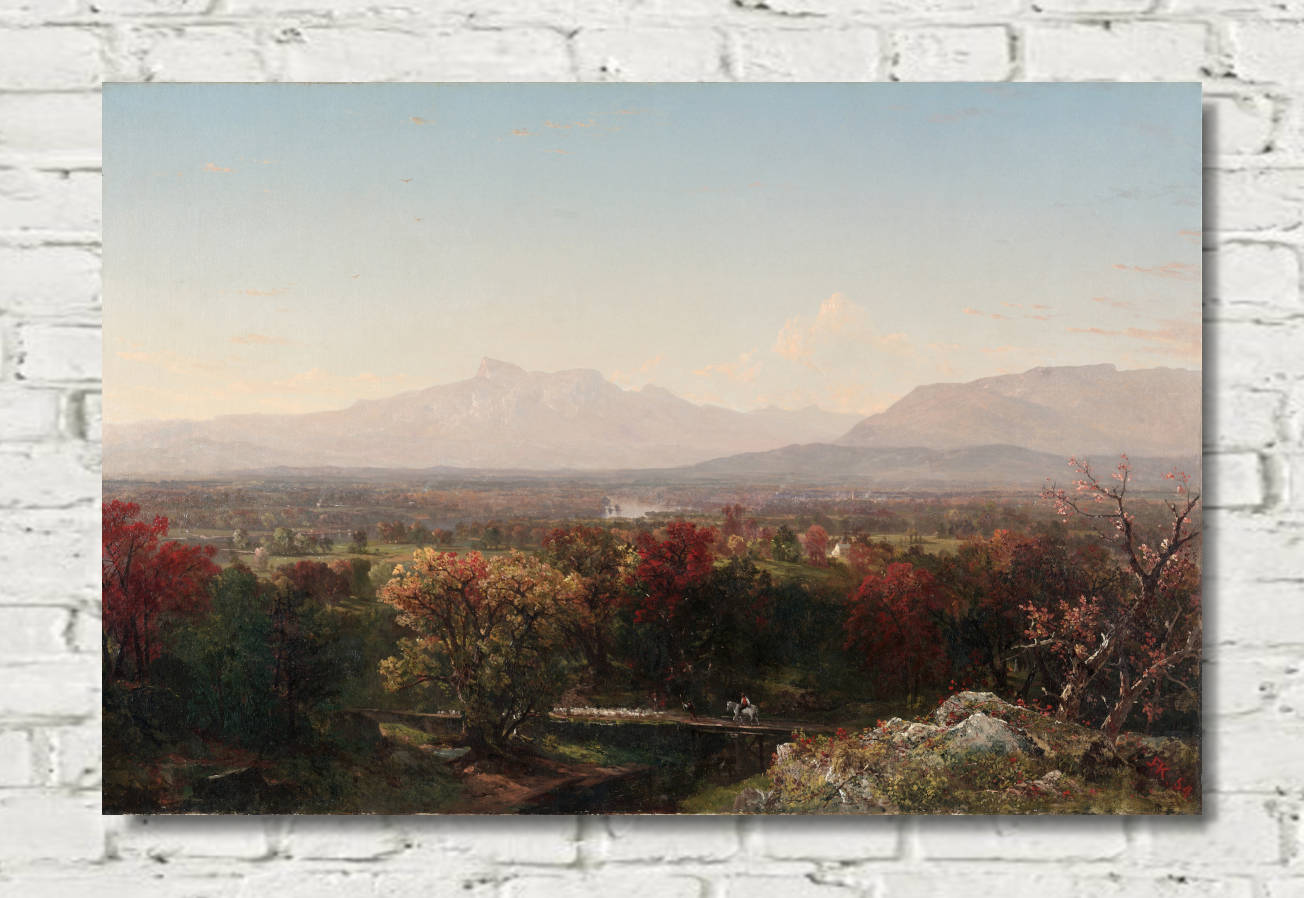 John Frederick Kensett Print, An October Day in the White Mountains (1854)