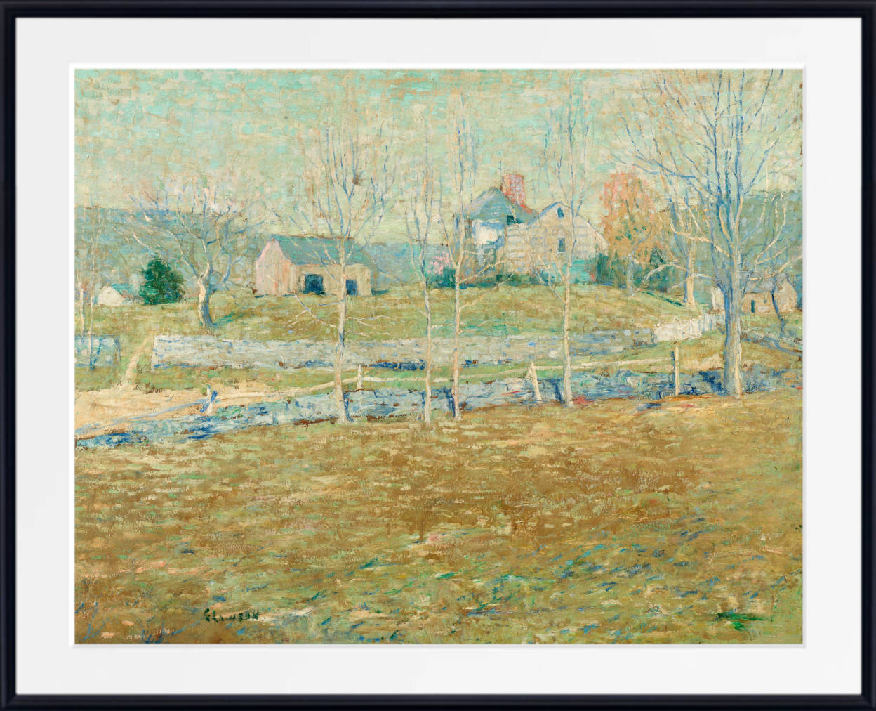 An Abandoned Farm, Ernest Lawson Fine Art Print