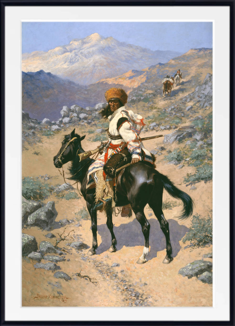 Frederic Remington, Old Masters Fine Art Print : An Indian Trapper
