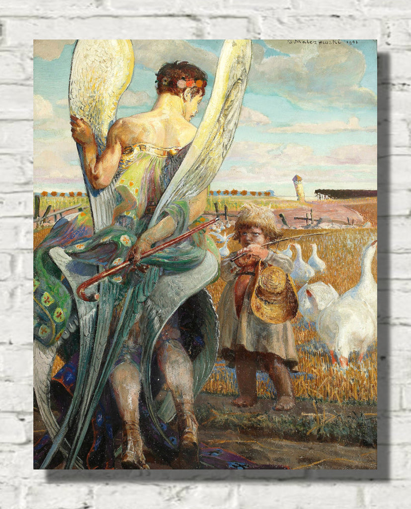 Angel, I shall follow thee (1901) by Jacek Malczewski