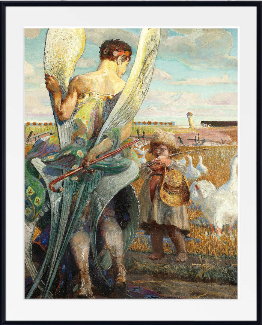Angel, I shall follow thee (1901) by Jacek Malczewski – GalleryThane