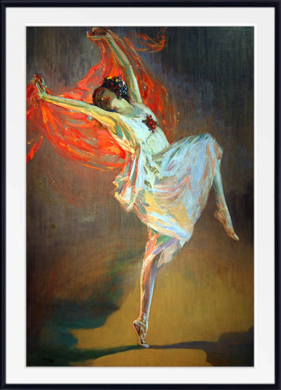 John Lavery Print, Anna Pavlova (1911)