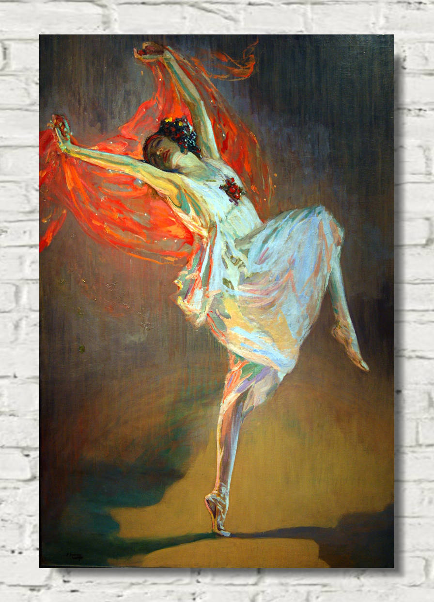 John Lavery Print, Anna Pavlova (1911)