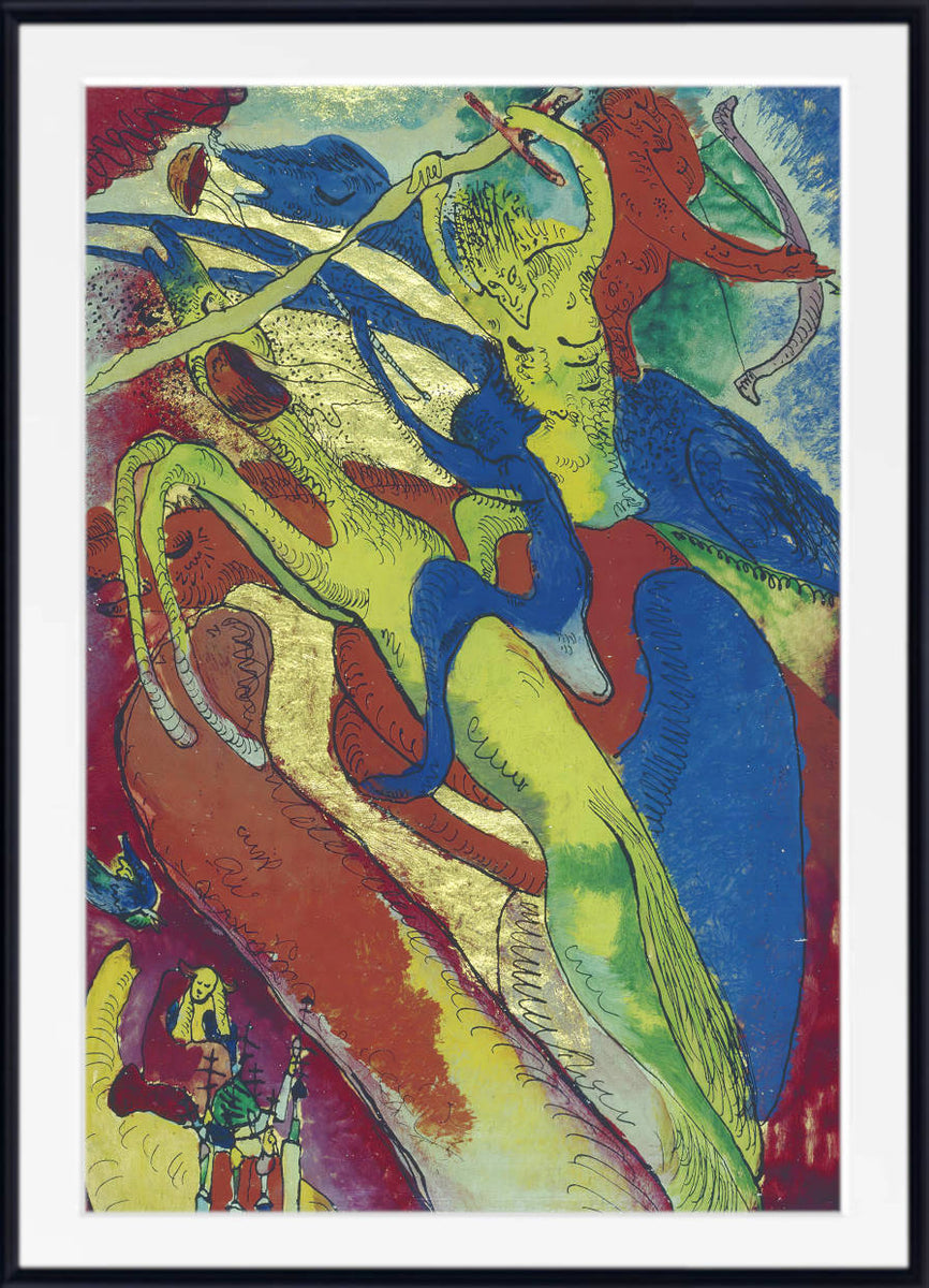 Wassily Kandinsky Print, Apocalyptic Riders I (1911) – GalleryThane