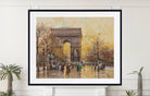 Eugène Galien-Laloue Print : Paris, Arc de Triomphe in the Fall