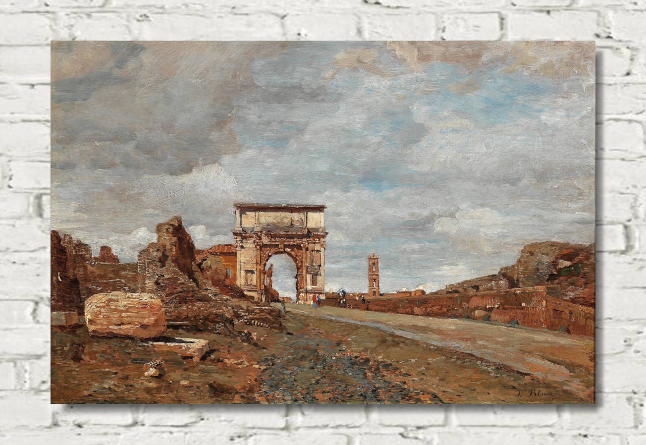 Tina Blau Print, Arch of Titus Vespasian