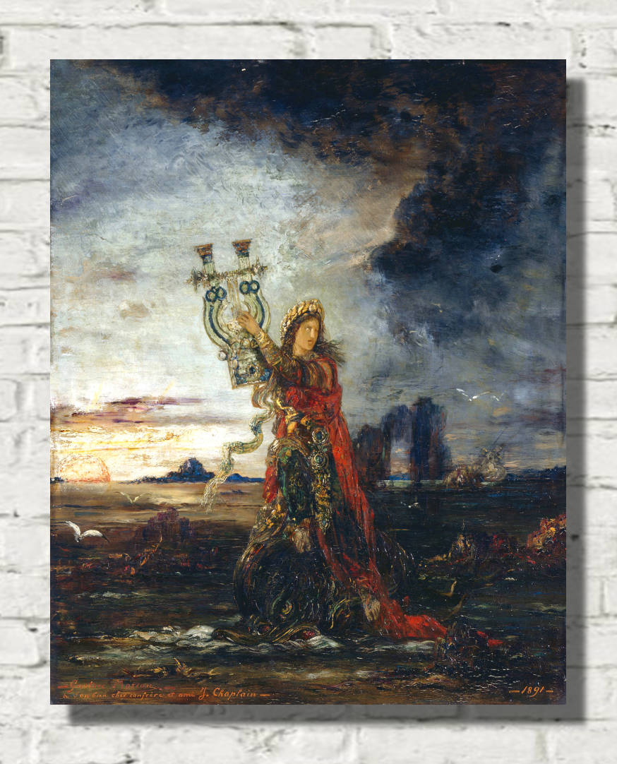 Gustave Moreau Fine Art Print, Arion, Greek Poet