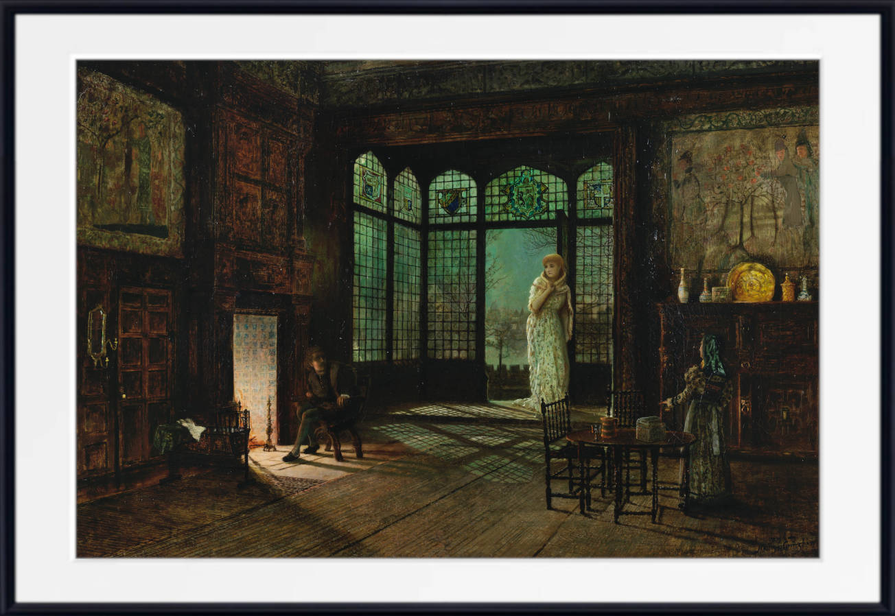 John Atkinson Grimshaw Print: A scene from Act II, Jane Shore