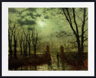 John Atkinson Grimshaw Fine Art Print: At The Park Gate