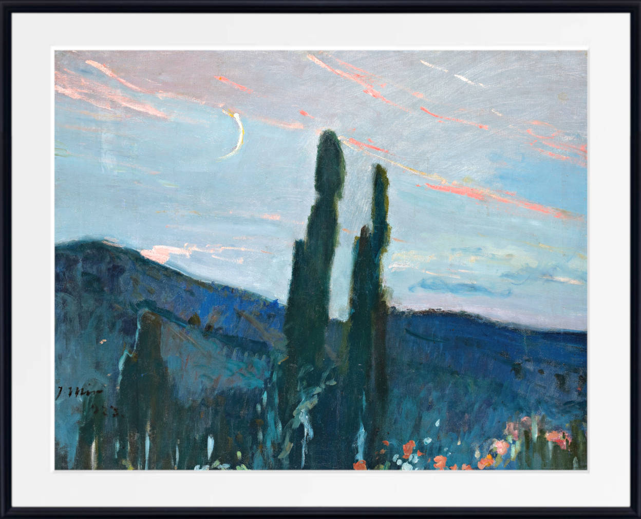 Joaquin Mir Trinxet Print, Atardecer (Twilight) (1923)