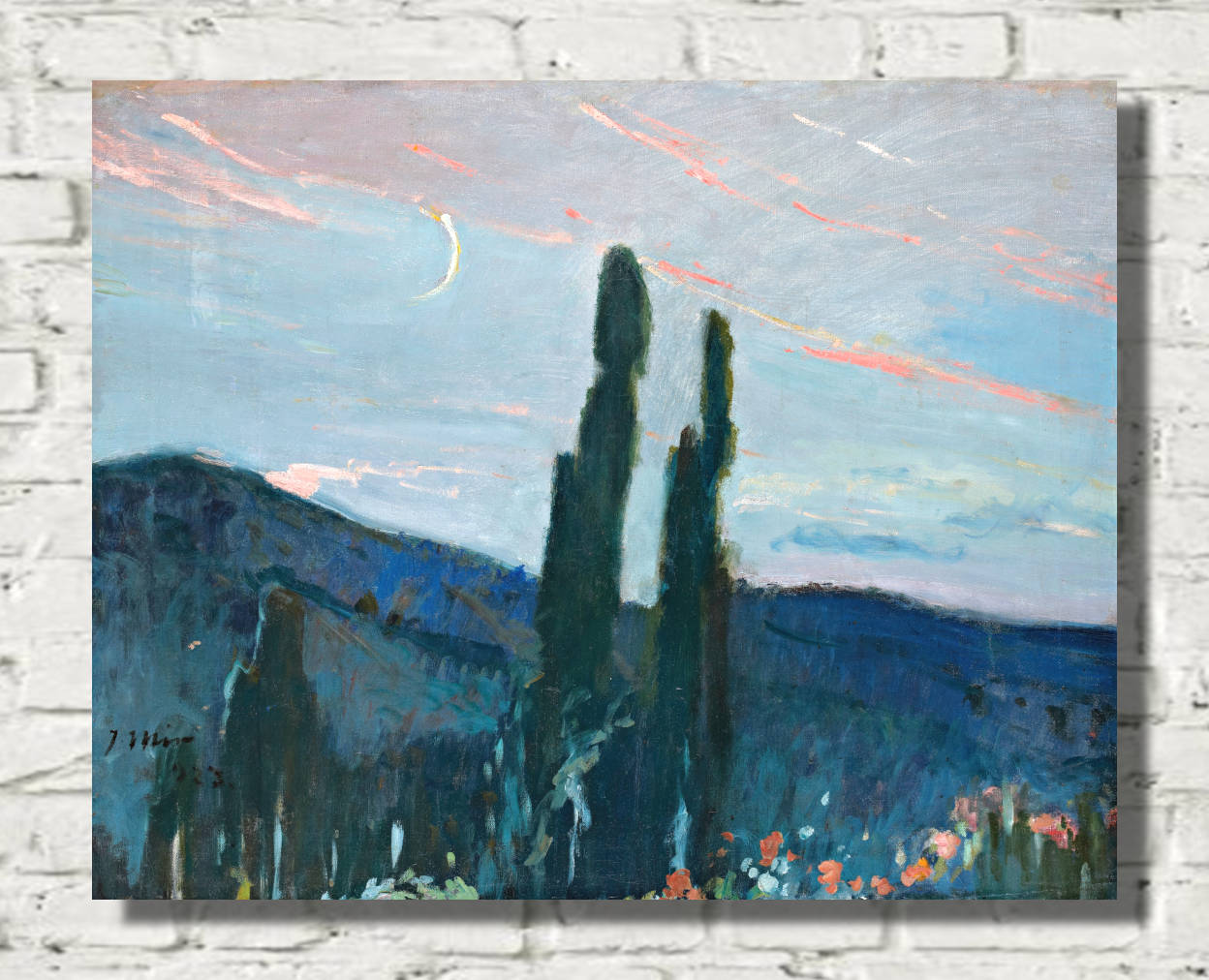 Joaquin Mir Trinxet Print, Atardecer (Twilight) (1923)