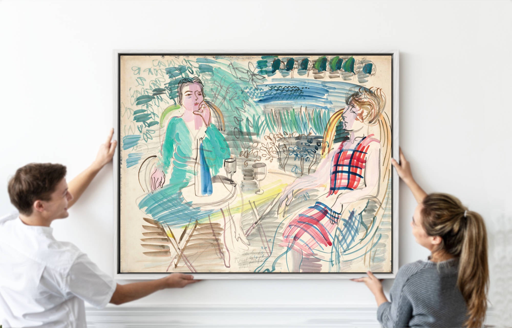 Raoul Dufy – Au jardin (1925) Fine Art Prints & Canvas Panels