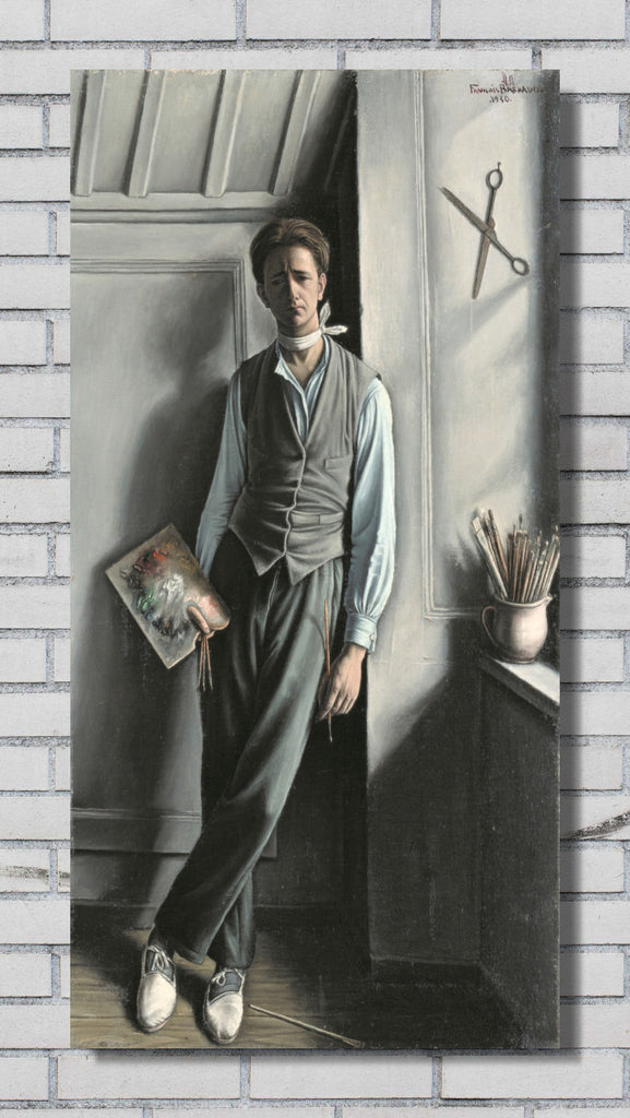 Self-portrait (the madman, the François), 1930 by Francois Barraud